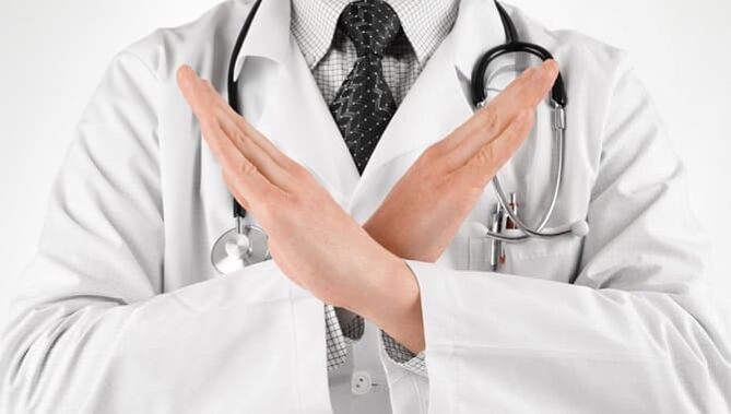 the doctor contraindicates the practices of prostatitis