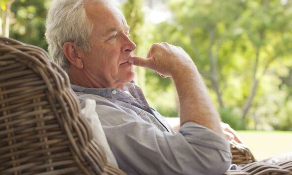 Prostatitis is diagnosed in older men who are insecure about their abilities. 